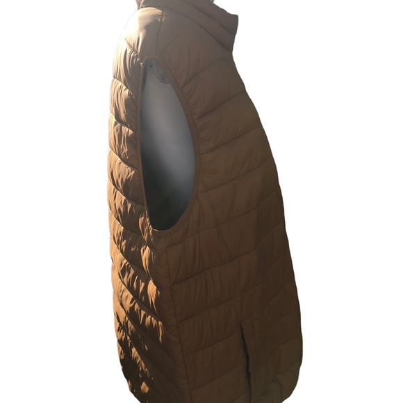 Swiss Tech Zippered Puffer Vest Tan Brown Men's Size:XL (46-48) - Picture 3 of 13